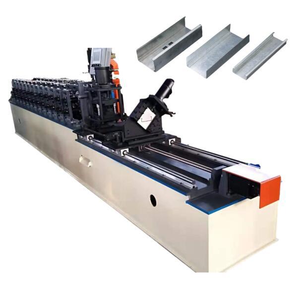 Drywall profile channel roll forming machine for C Z U channel