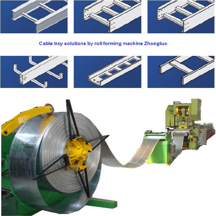 Cable tray rolling forming machine 
