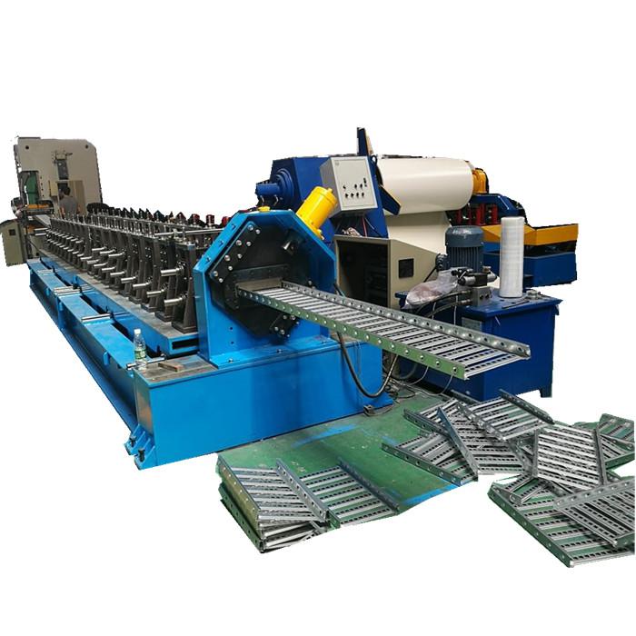 Perforated cable tray production line