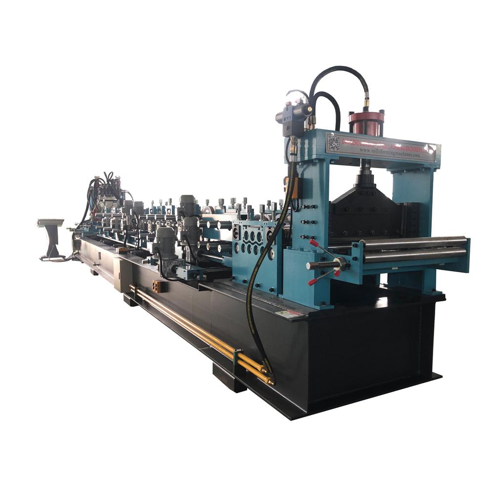 CZ Purlin Roll Forming Machine with servo motor power and transmission
