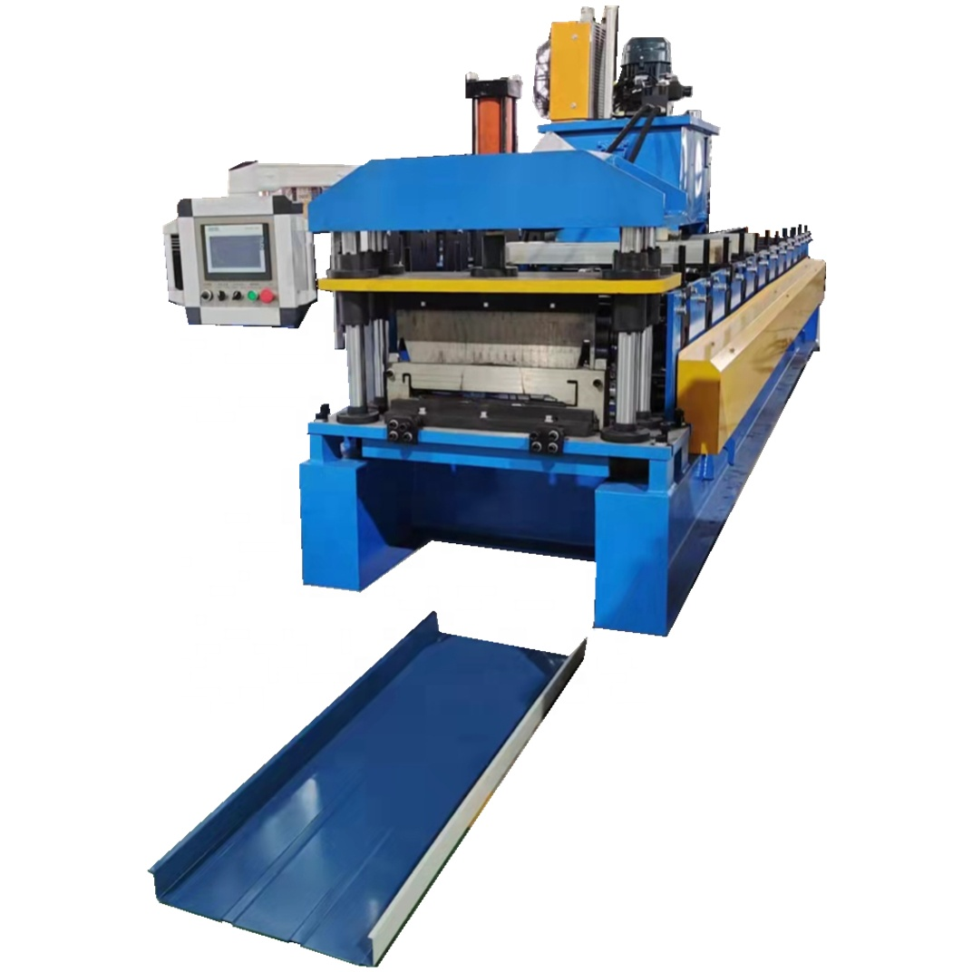 Standing seam metal roof machine roll forming tile roofing standing seam rolling machine