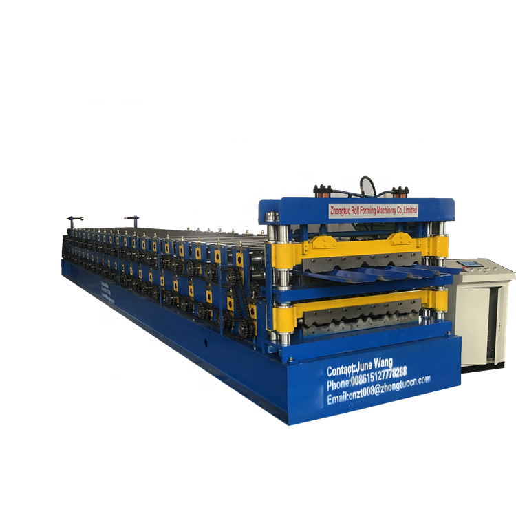IT4 IT5 Double layer Steel Roof Roll Forming Machine Aluminium Roof Sheets Making Machine