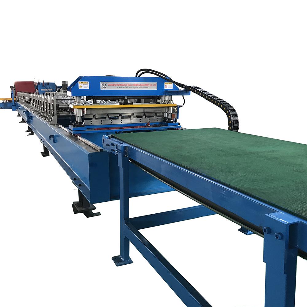 High Speed Galvanized Steel IBR Wall Panel TN40 Trapezoidal Roof Sheet Roll Forming Machine