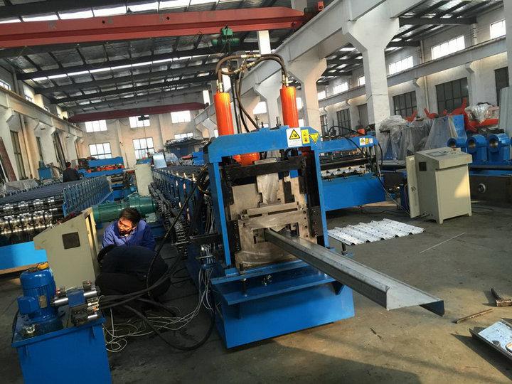 steel frame CZ purlin automatic changing size forming machine