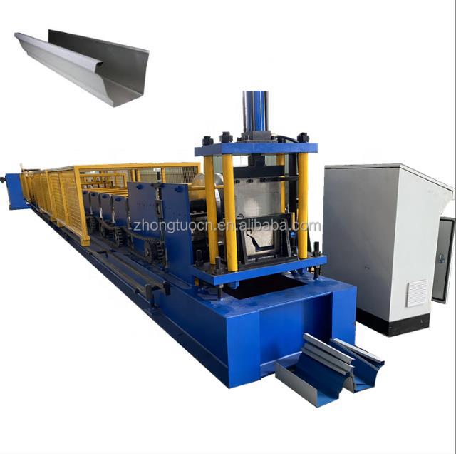 Rain water gutter machine roof gutter making machine aluminium gutter roll forming machine