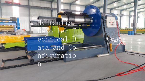 Hydraulic Decoiler Technical Data and Configuration