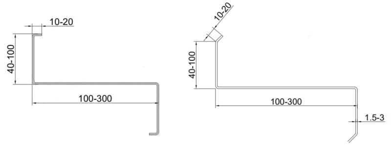 cz purlin machine drawing profile