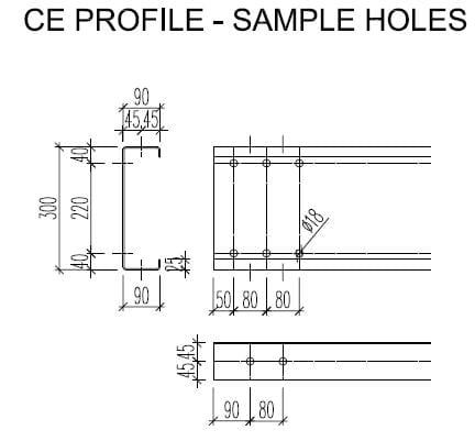 C purline from 80 to 400mm rolling forming machine with different embossing ribs 6 1605690073627427 1784170567 tgJg