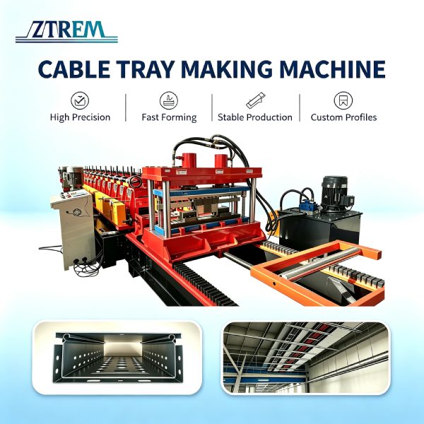 Fully Automatic 600 Cable Tray Making Machine Helps You Produce Quickly 2 Fully Automatic 600 Cable Tray Making Machine