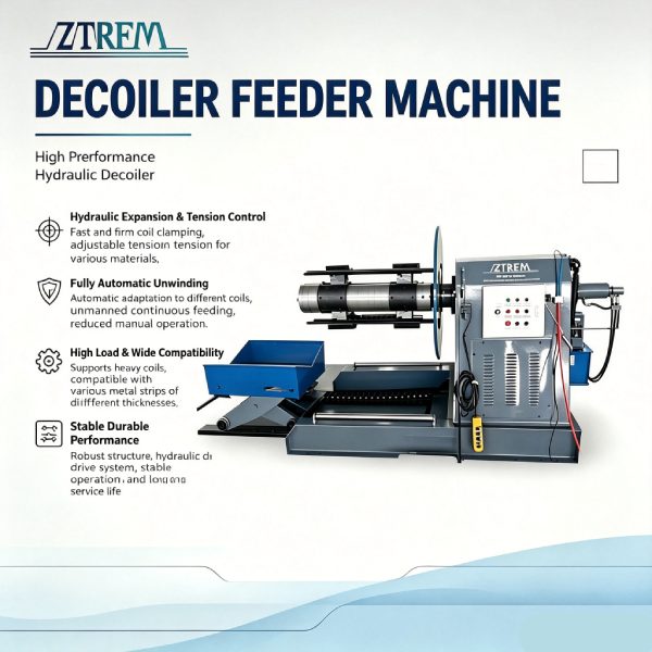 Liner Slitting Machine Turns Wide Coils into High Value Narrow Strips 12 Hydraulic decoiler