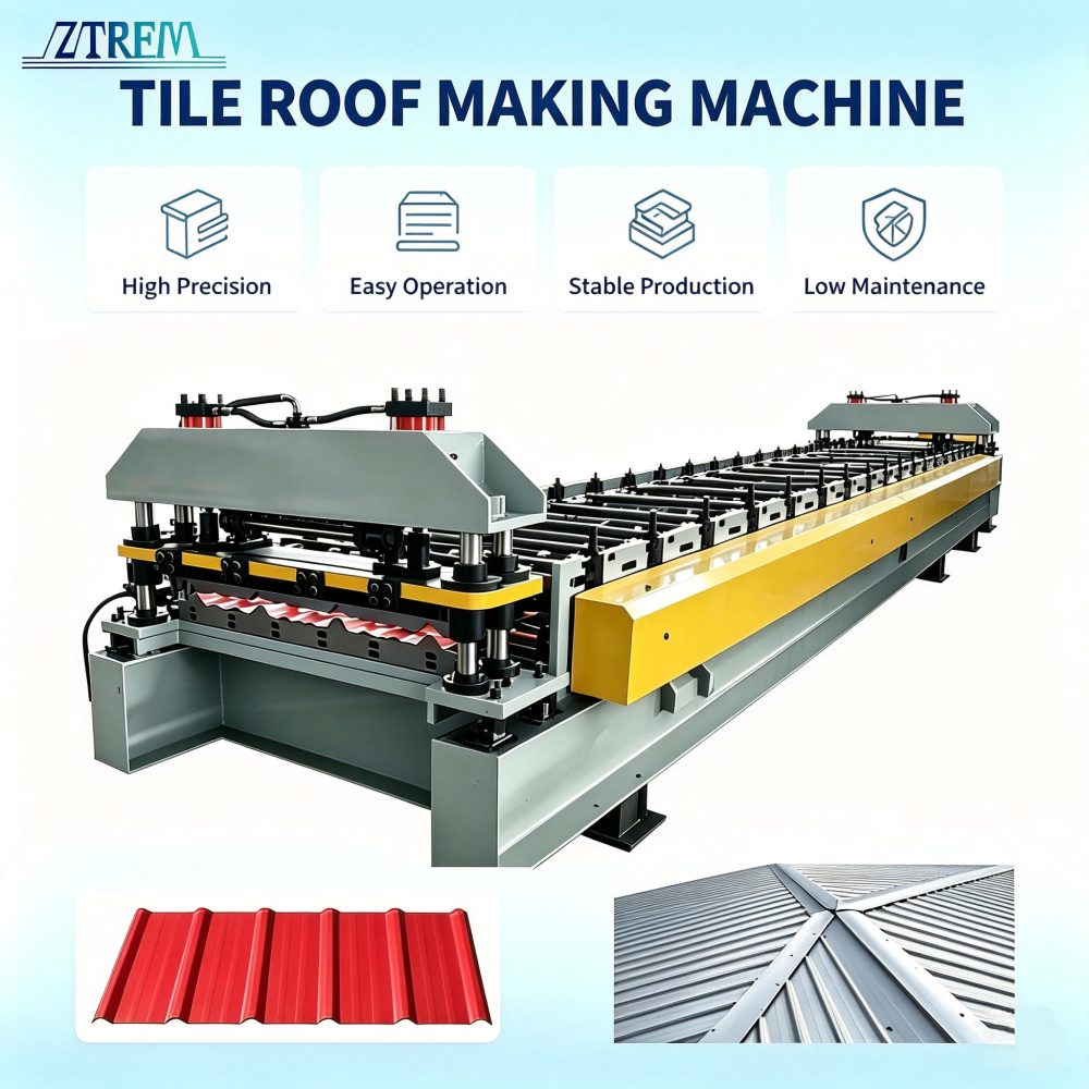 Tile Roof Making Machine