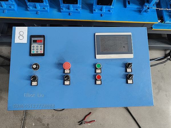 One Machine 5 Profiles Metal Corner Forming Machine Guide 12 Metal Corner Forming Machine Control Panel