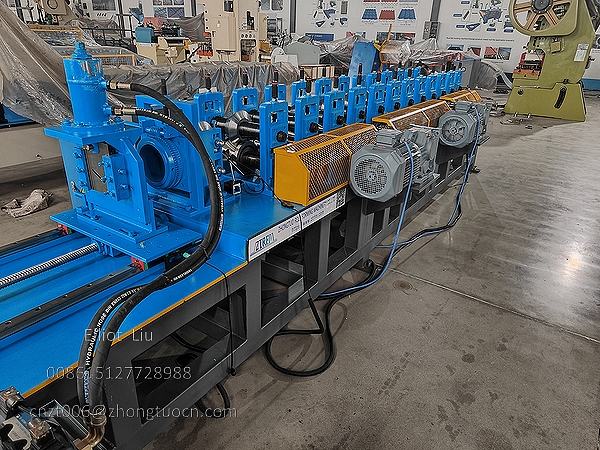 One Machine 5 Profiles Metal Corner Forming Machine Guide 15 Installation diagram of metal sheet cornerThe hydraulic cutting part of the Metal Corner Forming Machine