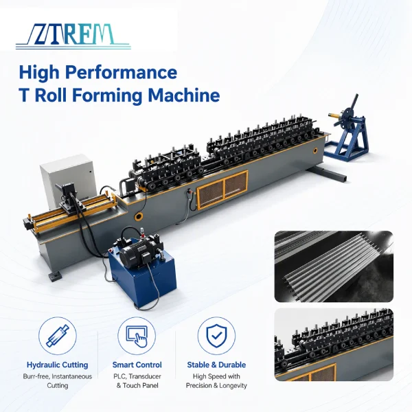 Products 6 High Performance T Roll Forming Machine