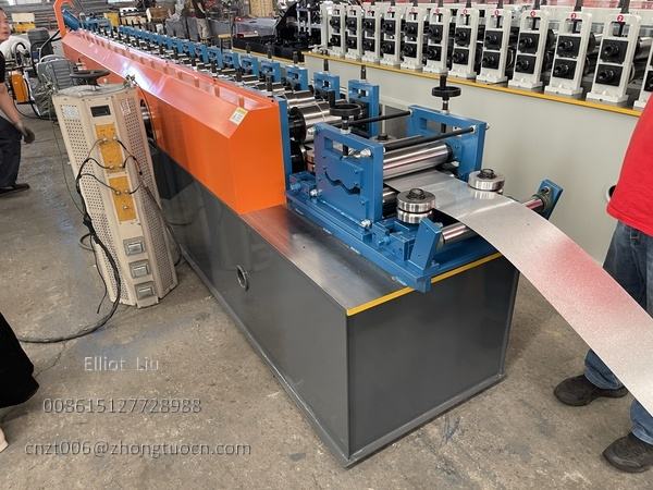 Door Frame Roll Forming Machine Provides Real Support and Protection for Building Entrances 9 Side view of the Door Frame Roll Forming Machine