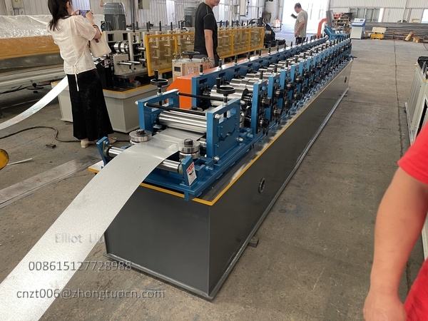 Door Frame Roll Forming Machine Provides Real Support and Protection for Building Entrances 3 Feedstock and Molding Section