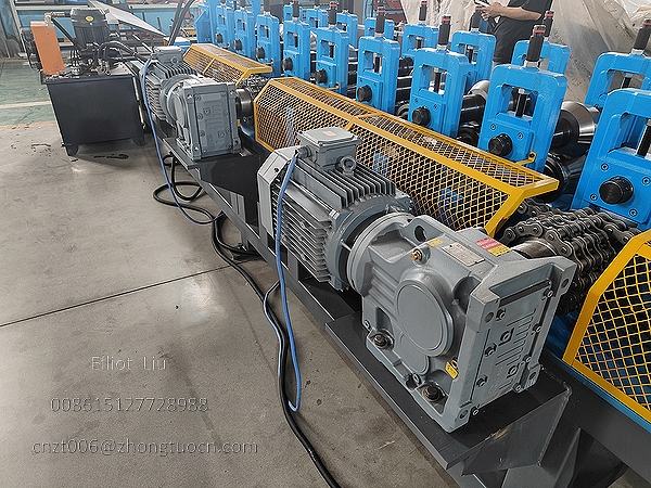 One Machine 5 Profiles Metal Corner Forming Machine Guide 17 Metal Corner Forming Machine side view
