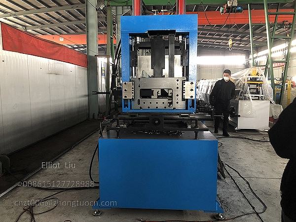 CZ Purlin Light Steel Keel Roll Forming Machine Operation Is Quite Simple 10 The cutting section of the CZ Purlin Light Steel Keel Roll Forming Machine