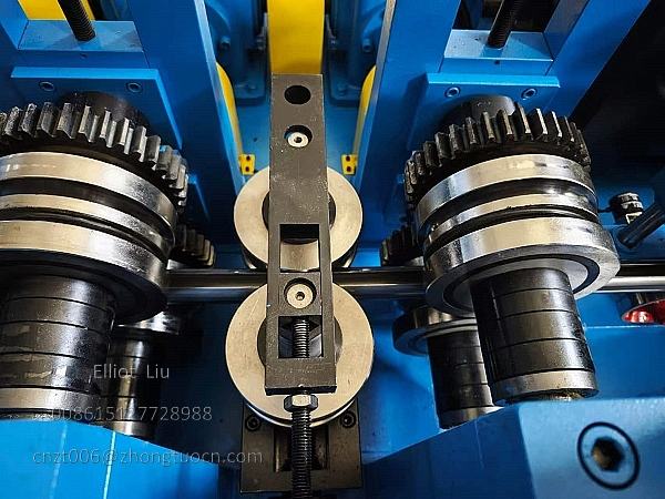 Details of the rollers of the Split Set Roll Forming Machine