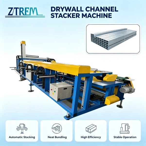 Drywall Channel Stacker Machine Upgrade Your 24/7 Production Line 3 Drywall Channel Stacker Machine