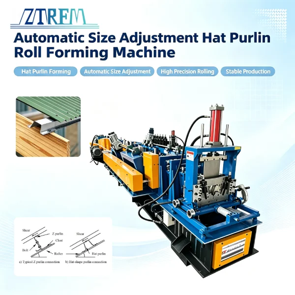 Automatic Size Adjustment Hat Purlin Roll Forming Machine 7 Costly Mistakes to Avoid 2 Automatic Size Adjustment Hat Purlin Roll Forming Machine