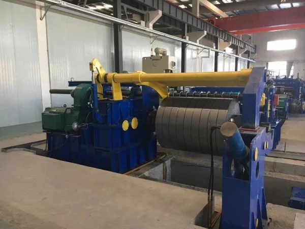 Steel Coil Sheet Slitting Machine - Splicing Section and Finished Product