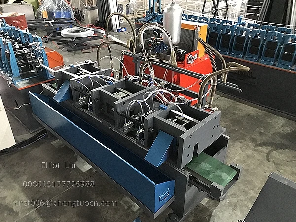 Step by Step Guide to T Bar Roll Forming Machine Operation and Three Independent Production Lines 16 T Bar Roll Forming Machine - Pressing Section