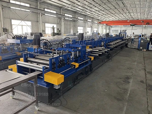 20 Station Rollforming Purlin Machine From Steel Coil to Finished Profile 12 Rollforming Purlin Machine-Roll Forming