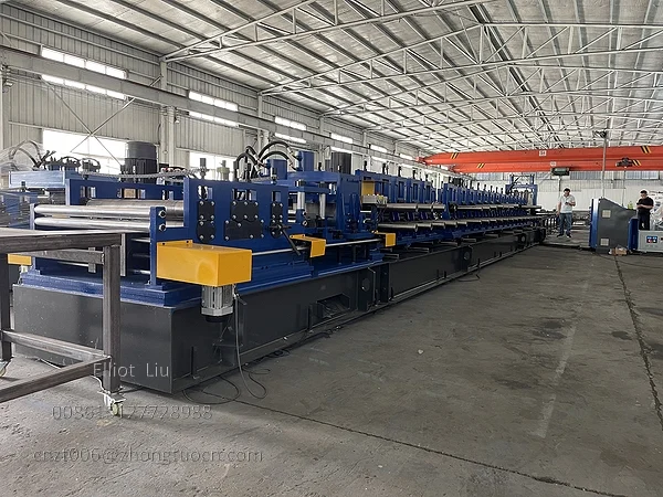 20 Station Rollforming Purlin Machine From Steel Coil to Finished Profile 18 Rollforming Purlin Machine - Frame