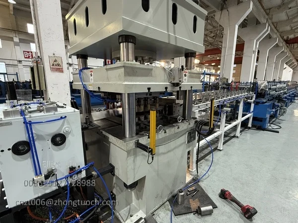 How to Turn a Steel Coil Into Quality Cable Trays With a Perforated Cable Tray Forming Machine 14 The perforation section of the Perforated Cable Tray Forming Machine