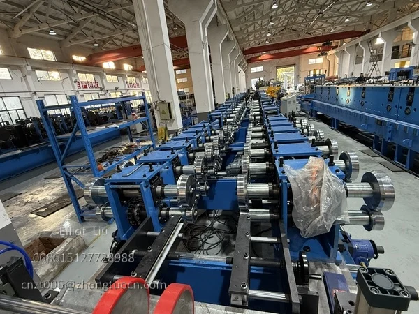 How to Turn a Steel Coil Into Quality Cable Trays With a Perforated Cable Tray Forming Machine 15 The forming part of the Perforated Cable Tray Forming Machine