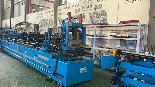 Quick Changeable C Z Purlin Roll Forming Machine - Overall Display