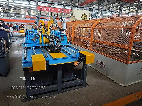 Two Machines Share One Frame - Forming Section, Shearing Section