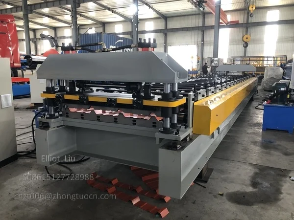 20 Roller Metal Roof Tile Press Machine Delivers Reliable Roofing Sheet Production 11 Metal Roof Tile Press Machine-Cutting system