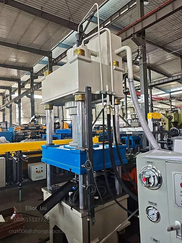plit Set Dome Plate Press Machine second production line for dome plate stamping