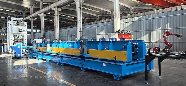 Cable Tray Forming Machine - Side Front View Cable Tray Forming Machine - Side Front View