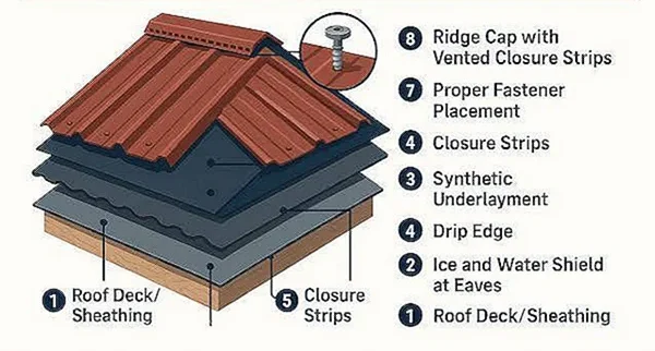 Roof Tile Press Machine - Roof Tile Installation Diagram Roof Tile Press Machine - Roof Tile Installation Diagram