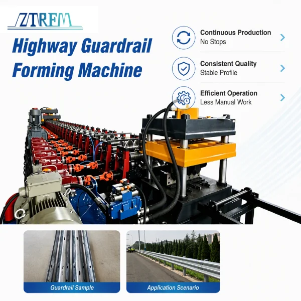 Highway Guardrail Forming Machine