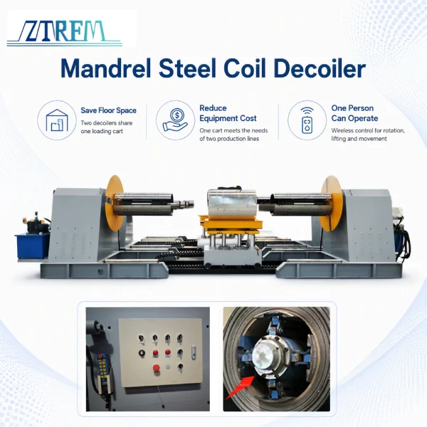 Mandrel Steel Coil Decoiler Mandrel Steel Coil Decoiler
