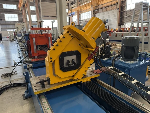 Shelf Pillar Machine - Cutting Section Shelf Pillar Machine - Cutting Section
