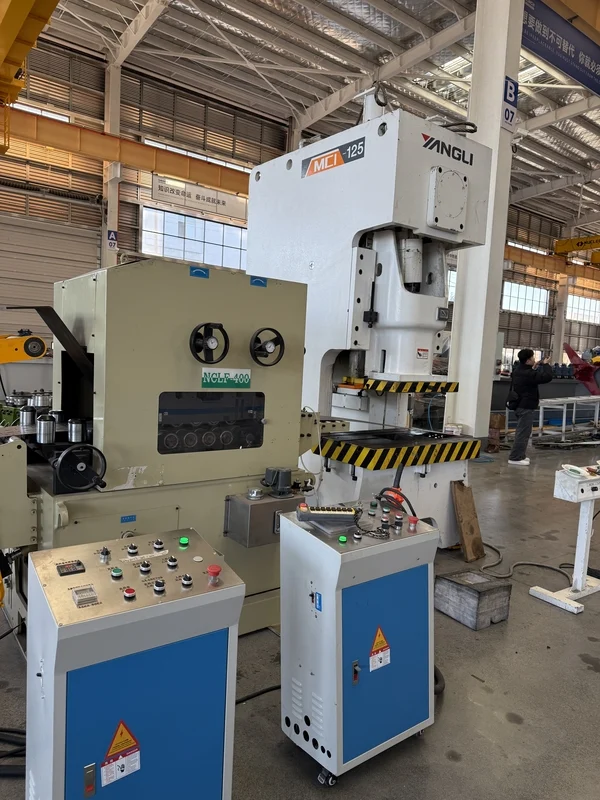 Shelf Forming Machine Production Line - Pressing Section and Control Cabinet Shelf Forming Machine Production Line - Pressing Section and Control Cabinet