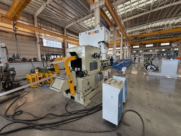 Shelf Forming Machine Production Line - Flattening Section and Control Cabinet Shelf Forming Machine Production Line - Flattening Section and Control Cabinet