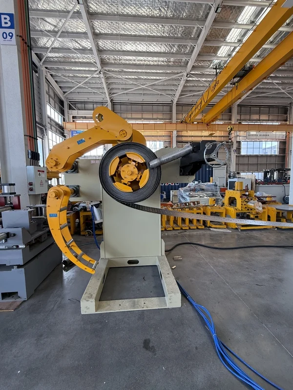 Shelf Forming Machine Production Line - Unrolling Machine Diagram Shelf Forming Machine Production Line - Unrolling Machine Diagram