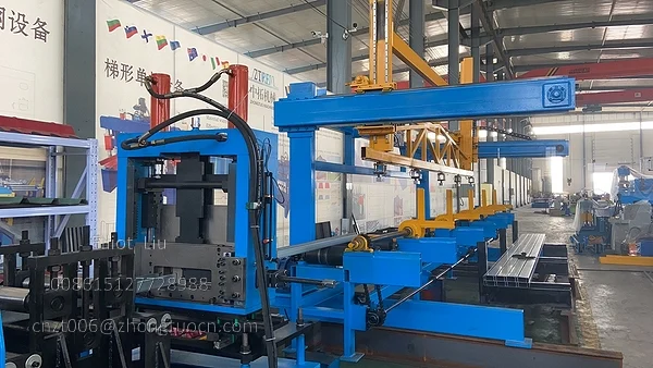C Z Solar Purlin Roll Forming Machine production line achieves automated production C Z Solar Purlin Roll Forming Machine production line achieves automated production