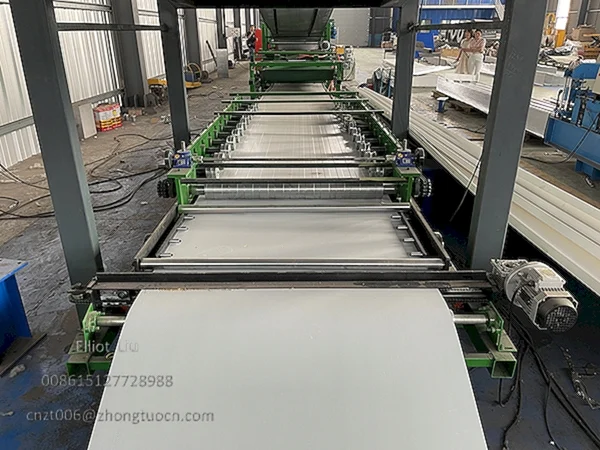 EPS And Rock Wool Type Sandwich Panel Production Line-Roll forming system EPS And Rock Wool Type Sandwich Panel Production Line-Roll forming system