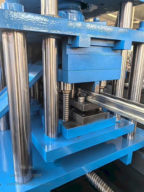 Support C Channel Strut Roll Forming Machine - Punching Section Support C Channel Strut Roll Forming Machine - Punching Section