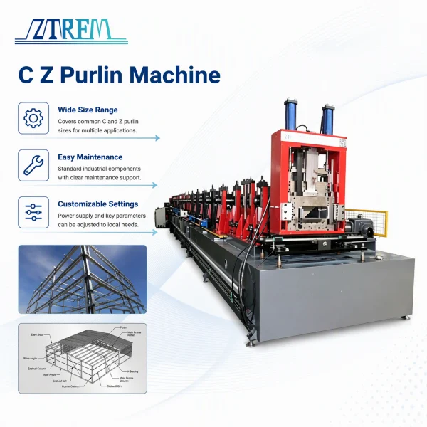 C Z Purlin Machine C Z Purlin Machine