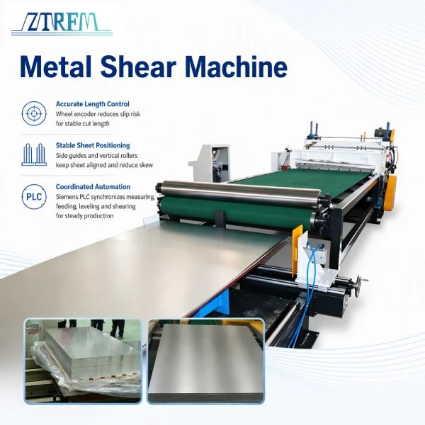 Metal Shear Machine 1.5mm Precision Guards Sensitive Sheet Surfaces 3 Metal Shear Machine