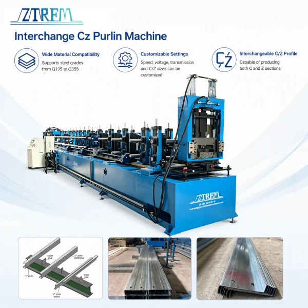 Interchange CZ Purlin Machine Interchange CZ Purlin Machine