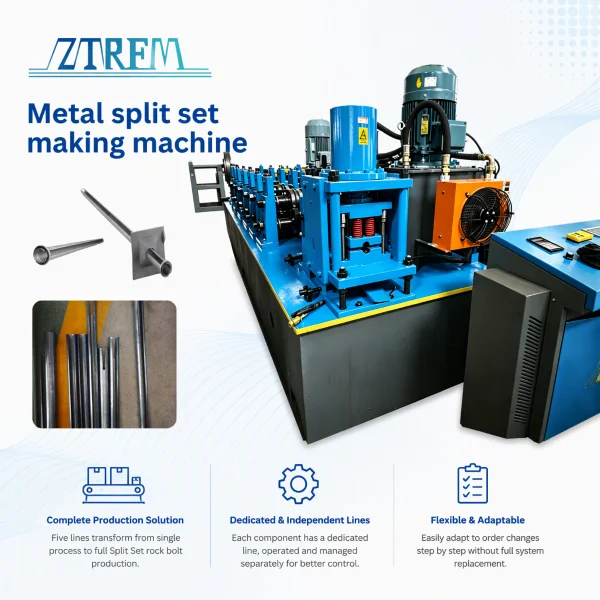 Metal split set making machine Metal split set making machine